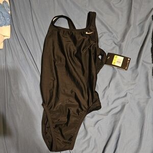 Nike Black Swimsuit Size 4 Womens One Piece